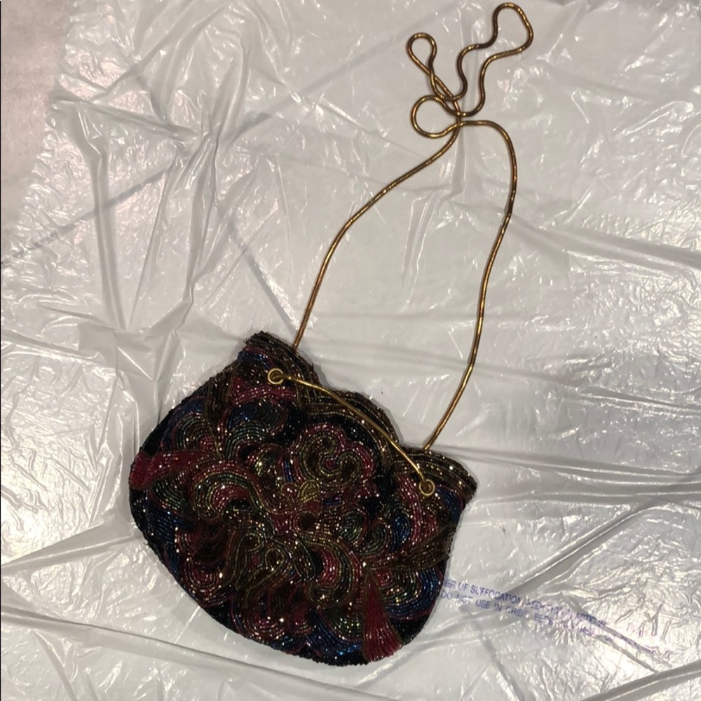 Vintage beaded evening bag.